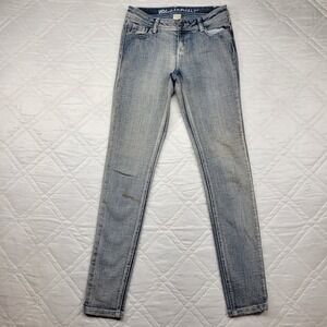 Blue‎ ASPHALT well worn and stained blue jeans size 1 Reg